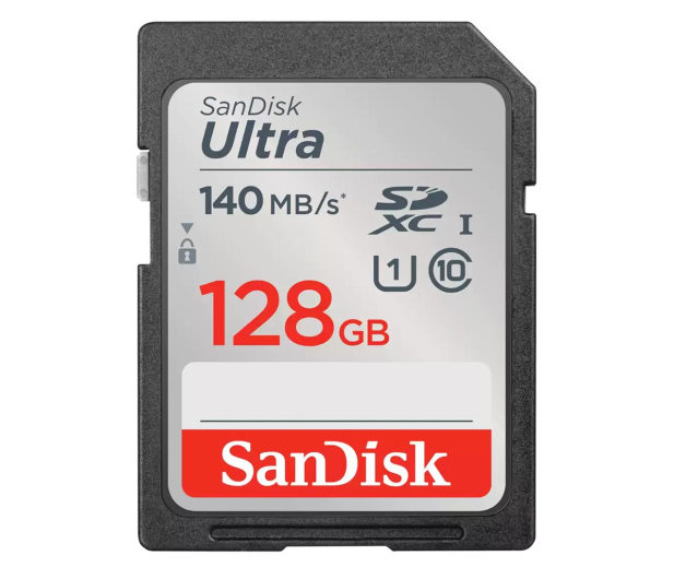Sandisk 128GB SDXC Ultra 140MB/s C10 UHS-I - 1077552 - zdjęcie